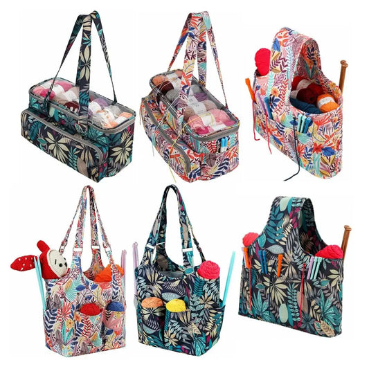 Yarn Organizer Bag Handbags - Treva's Designs