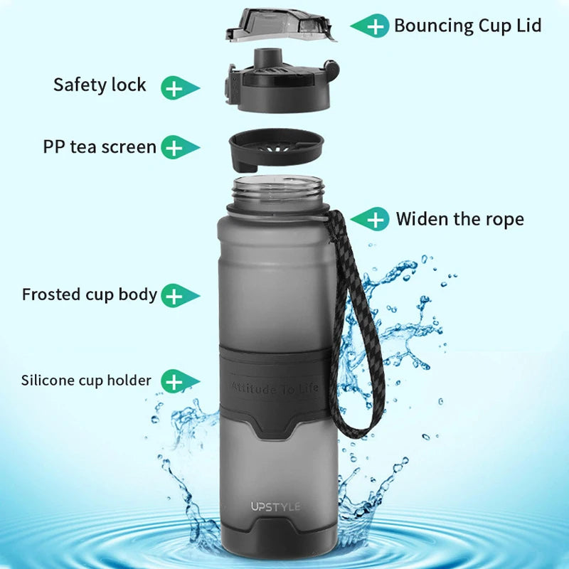 Water Bottle with Rope - Treva's Designs