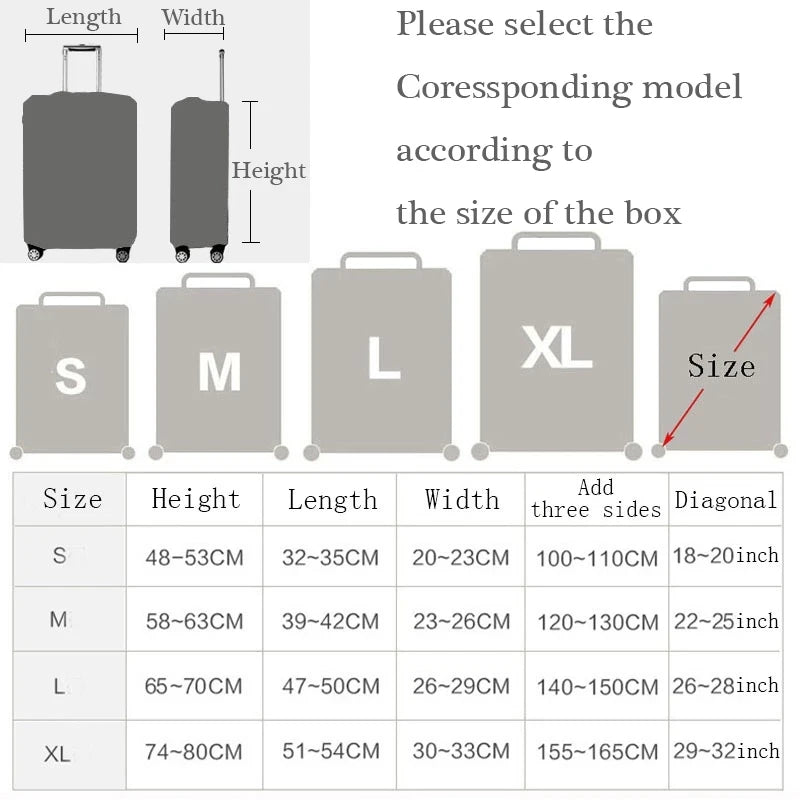 Luggage Protective Cover - Treva's Designs