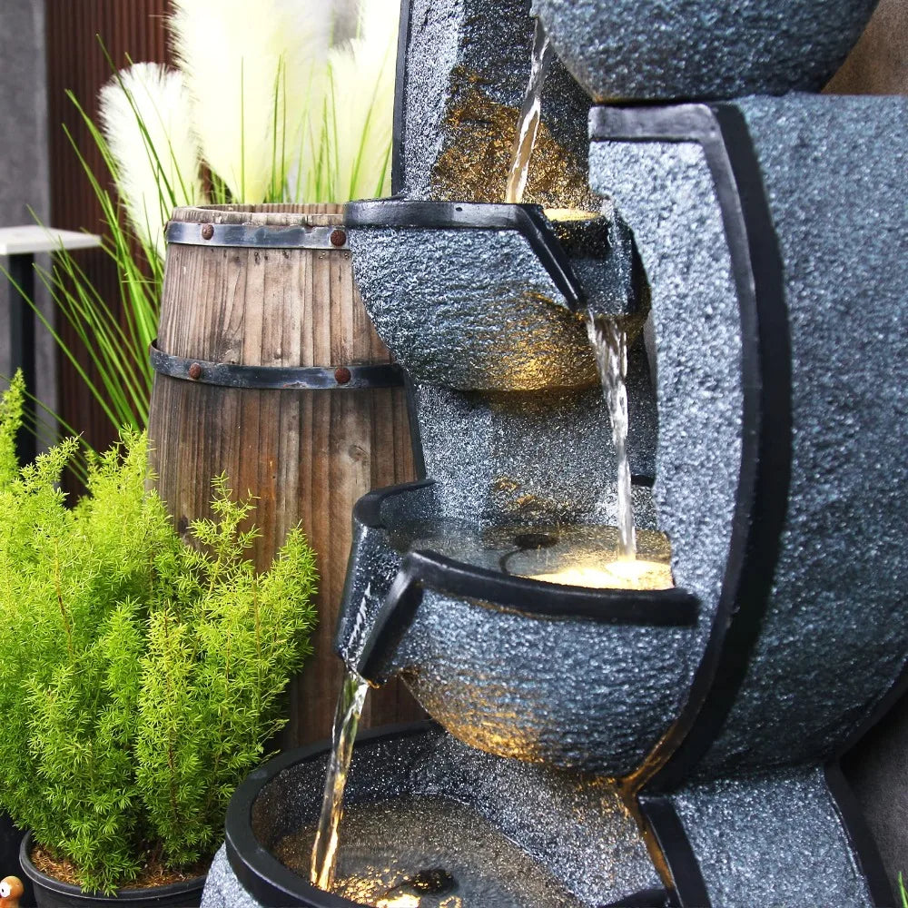 Outdoor Water Fountain - Treva's Designs