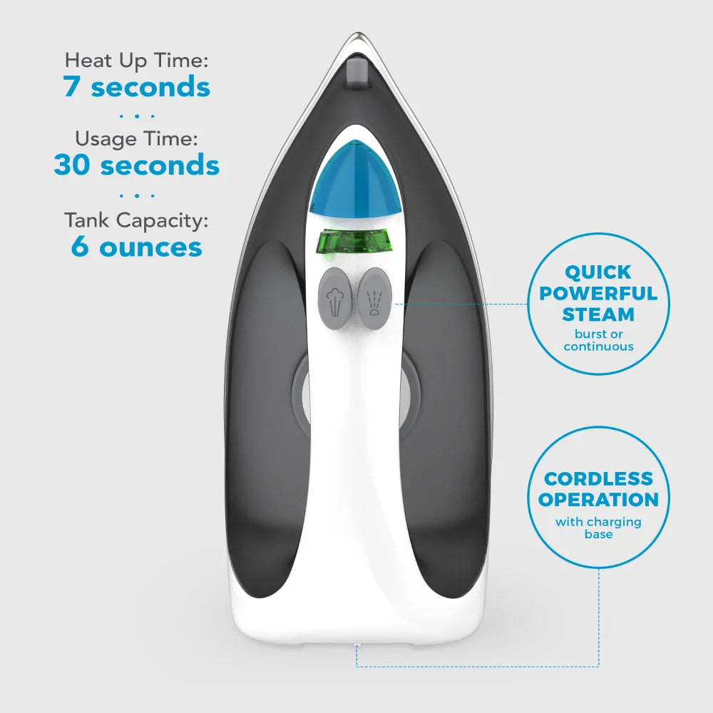 Cordless Steam Iron, - Treva's Designs