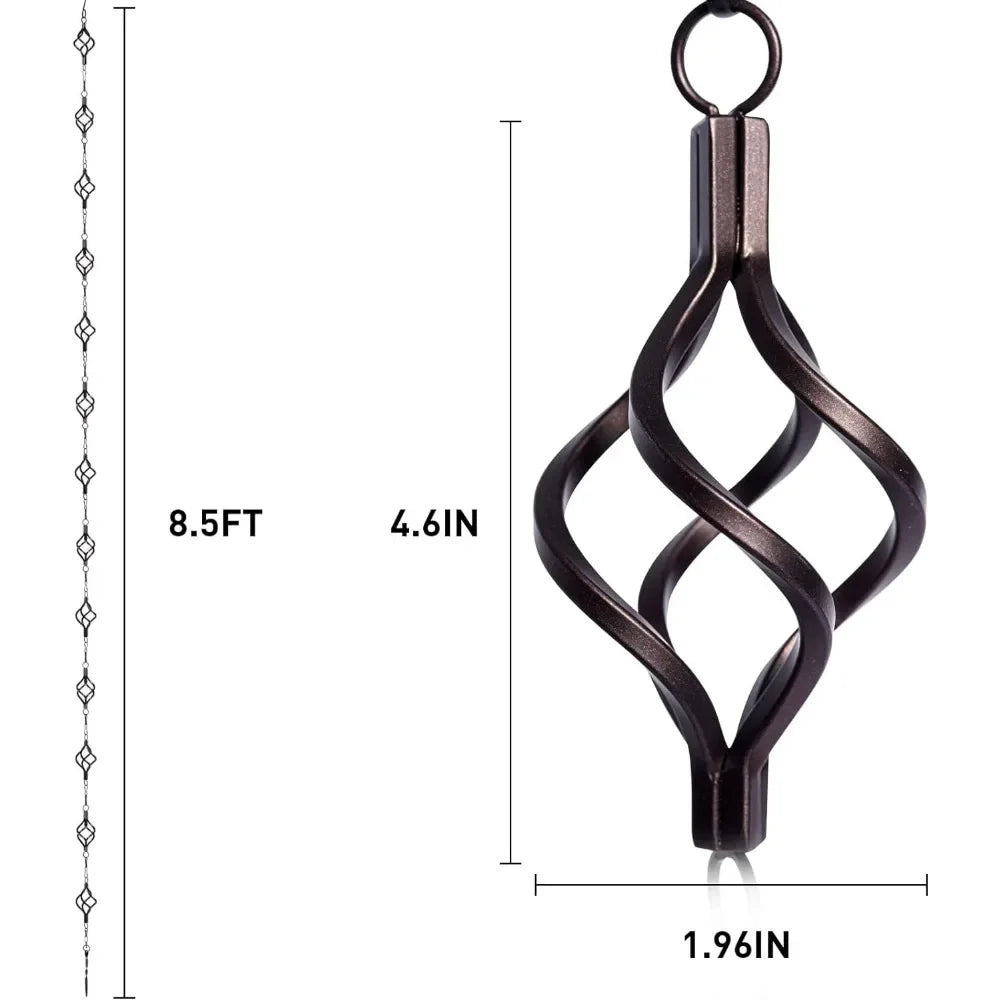 Rain Chain Bird Cage - Treva's Designs