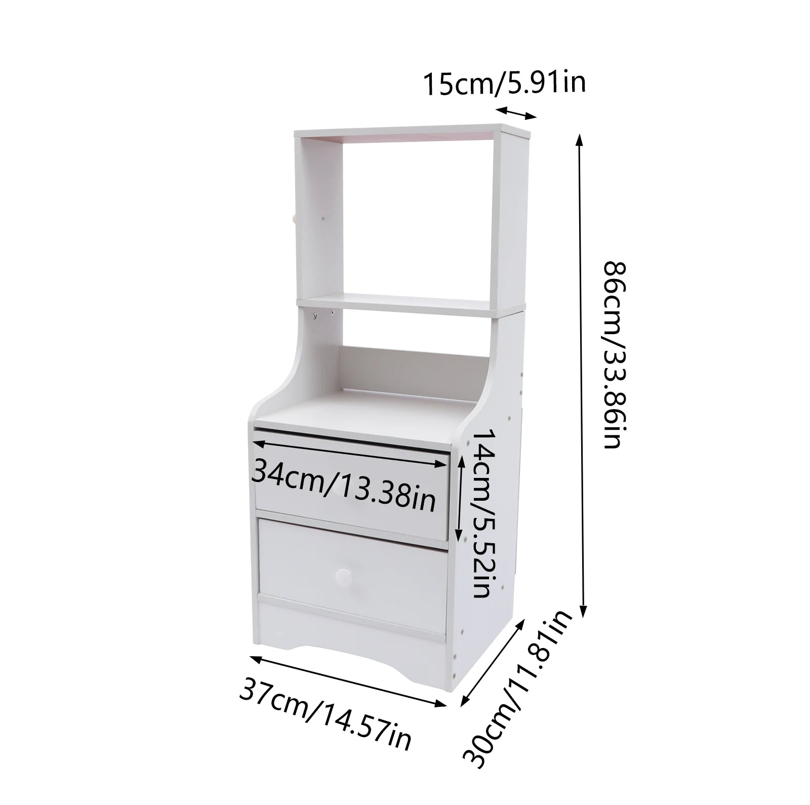 Modern Nightstand - Treva's Designs