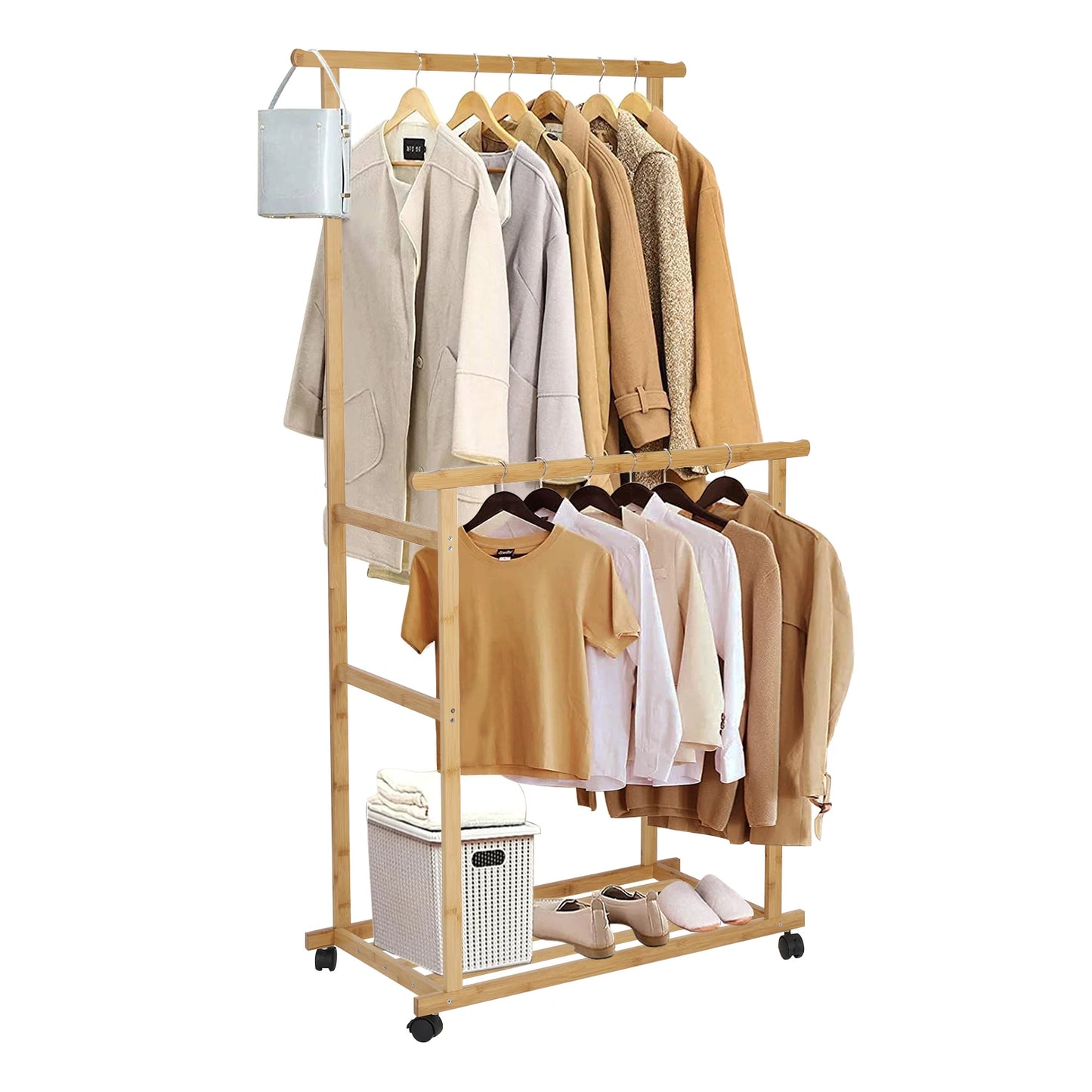 Bamboo Garment Rack - Treva's Designs