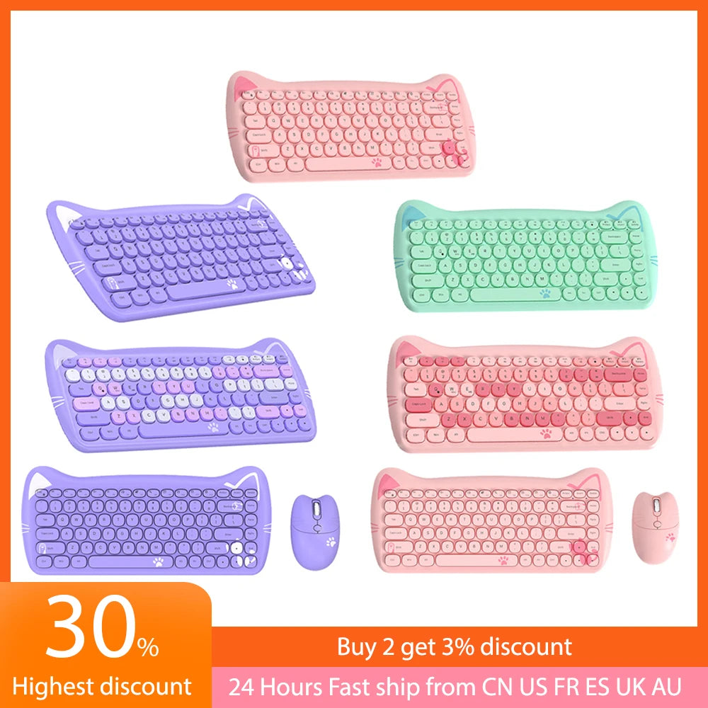 Wireless Keyboard and Mouse set - Treva's Designs