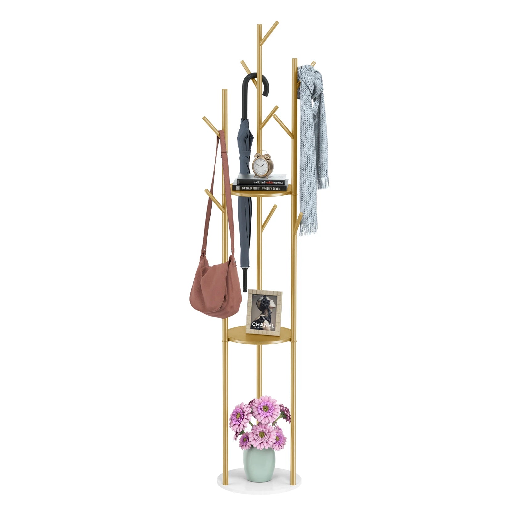 Marble Metal Coat Rack - Treva's Designs