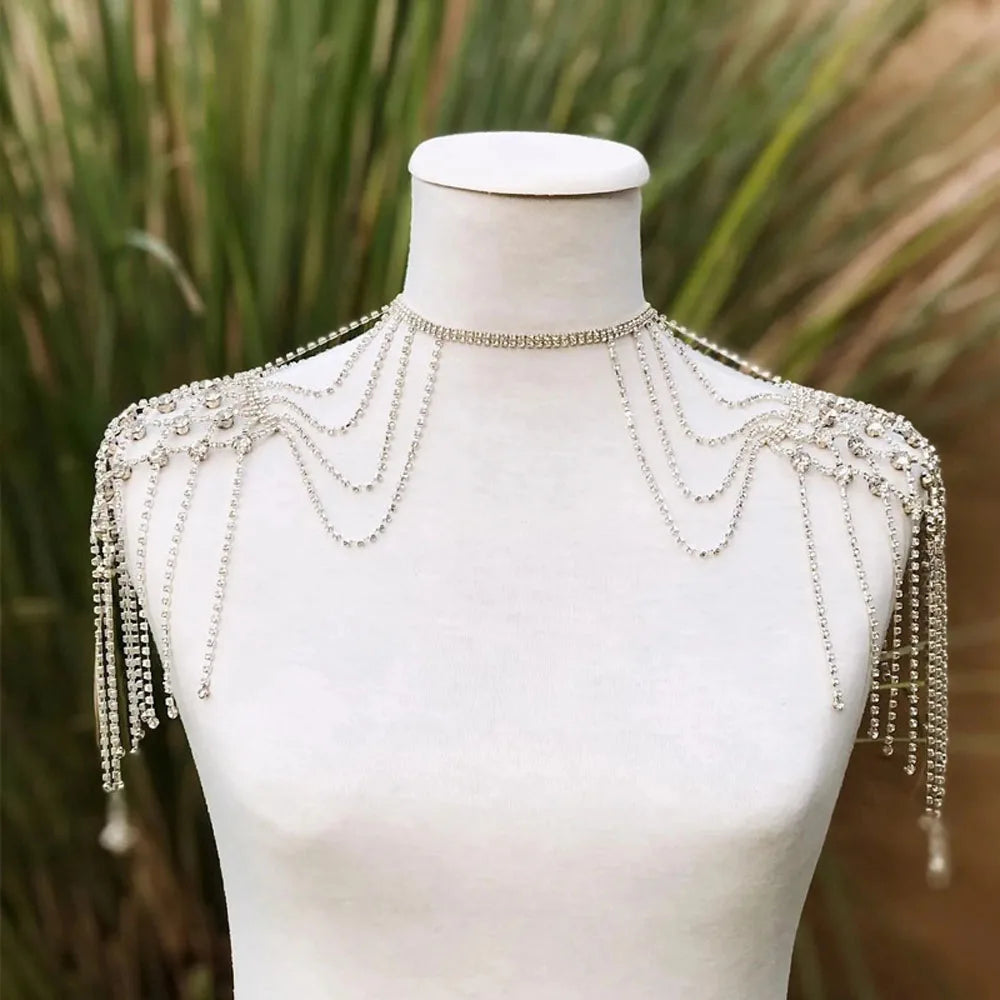 Mesh Tassel Shoulder Chain - Treva's Designs